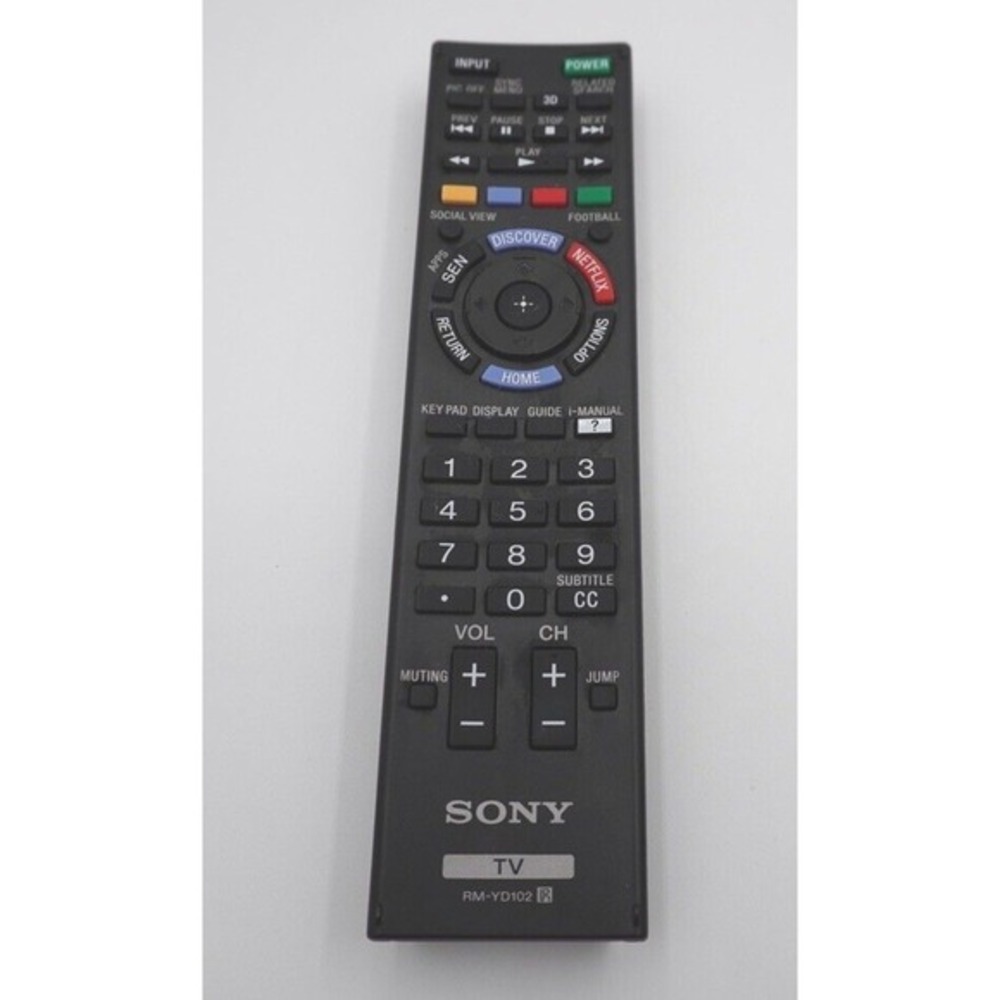 Sony RM-YD102 TV Remote Control Genuine OEM Bravia Netflix‎ SEN  Button 13-109 - Picture 7 of 7